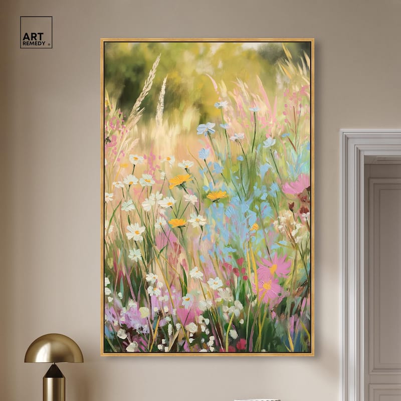 Floral Impressionism I Canvas by Art Remedy