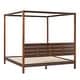 preview thumbnail 23 of 35, Walker Edison Minimalist Canopy King Bedframe