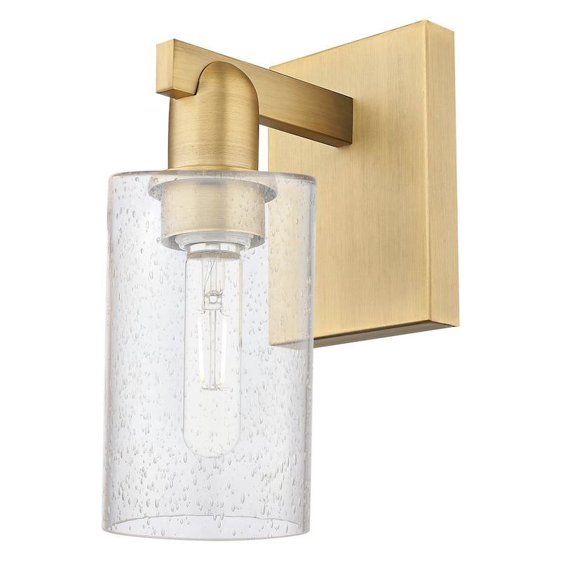 Innovations Lighting 716-1W-11-5 Clymer Sconce Clymer 11" Tall Wall - Brushed Brass / Seedy