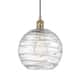 Option Antique Brass / Clear Deco Swirl