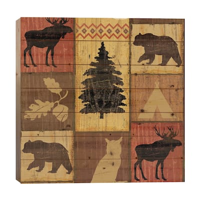 Lake Lodge Step IV Print On Wood by Sue Schlabach - Multi-Color