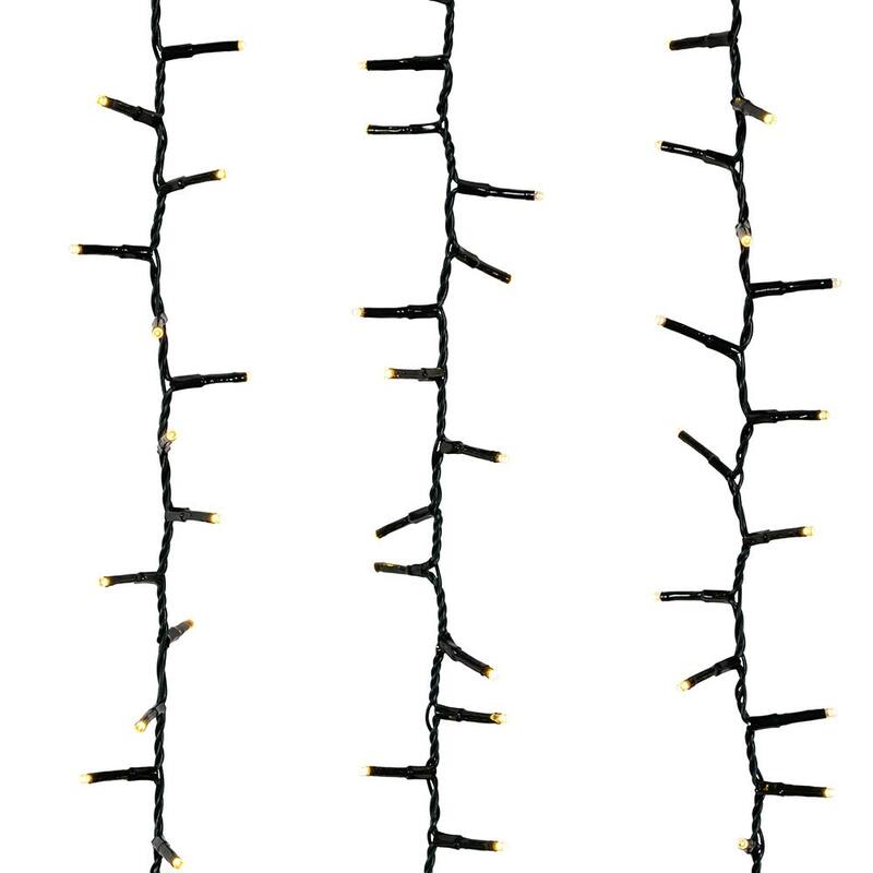 Kurt Adler 600-Light 49-Foot Warm White LED Rice Light Set