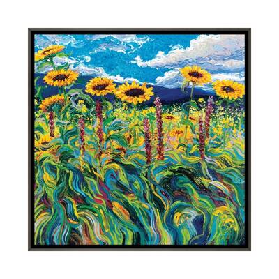 iCanvas "F0xy Triptych Panel III" by Iris Scott Framed