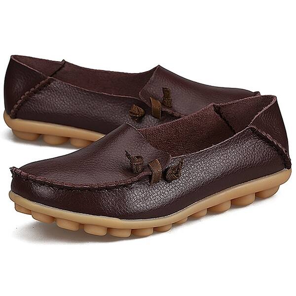 Shop Labatostyle Women S Casual Leather Loafers Driving Moccasins