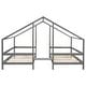 preview thumbnail 6 of 7, Double Twin Size Triangular House Beds with Built-in Table