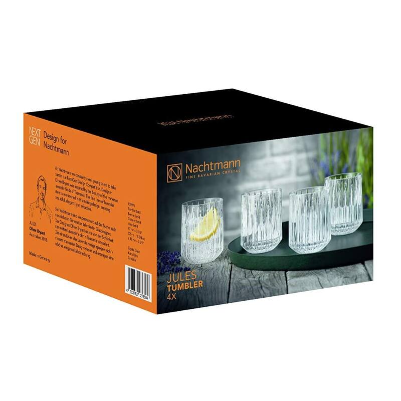 Nachtmann Set of 4 Jules Glass Tumblers