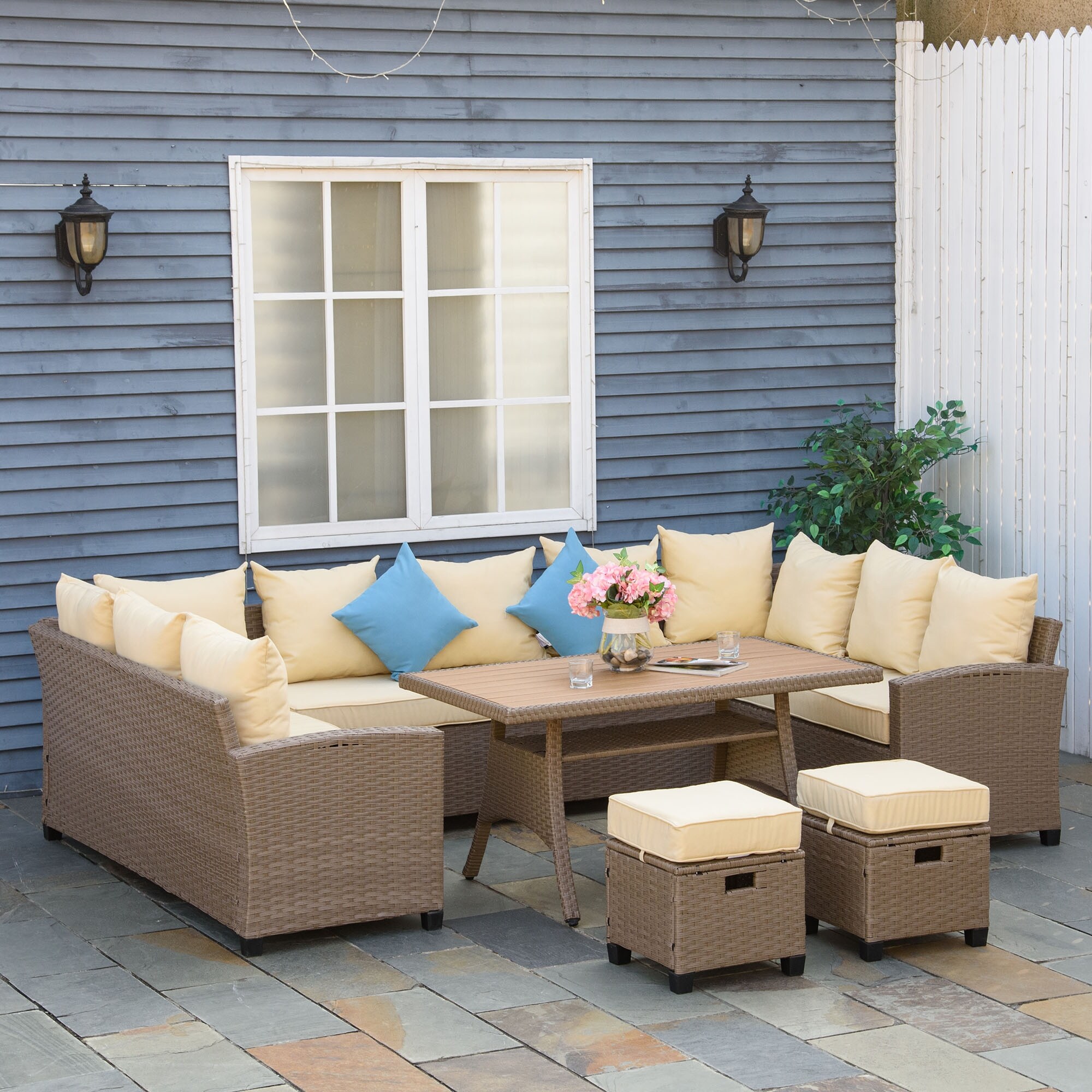 Outsunny 6 piece patio set deals