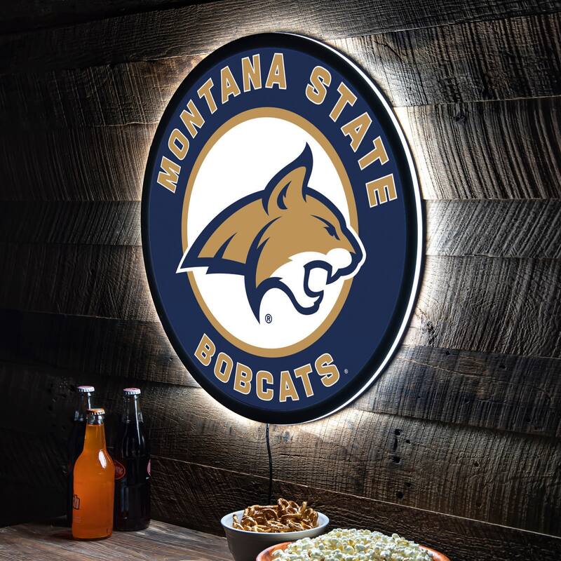 Montana State University LED Lighted Sign - Clear