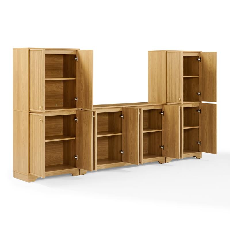 Crosley Naomi 3-Piece Sideboard And Pantry Set