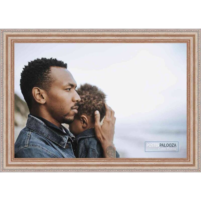 15x12 Traditional Antique Silver Complete Wood Picture Frame with UV Acrylic, Backing, & Hardware