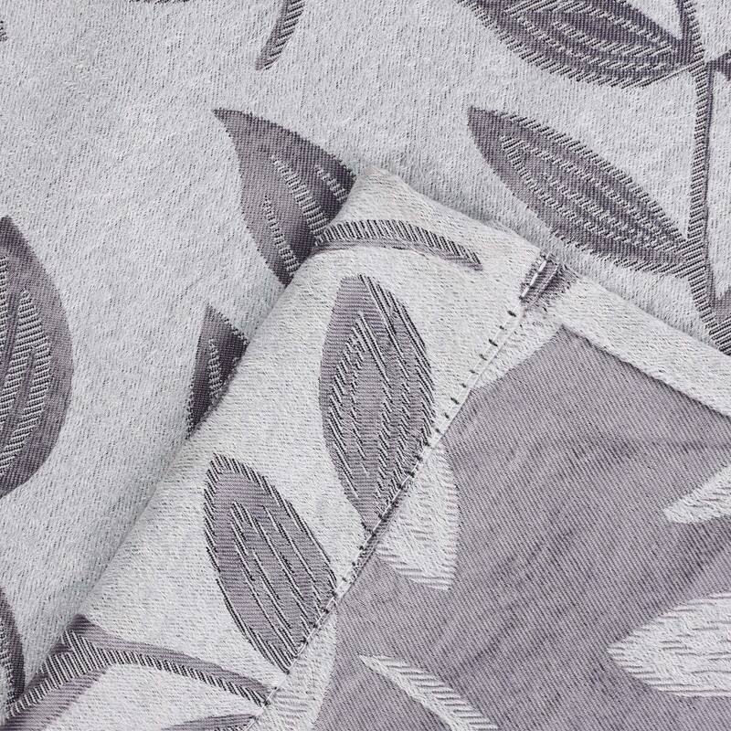 Superior Leaves Machine Washable Room Darkening Grommet With Ties Blackout Curtains, Set of 2