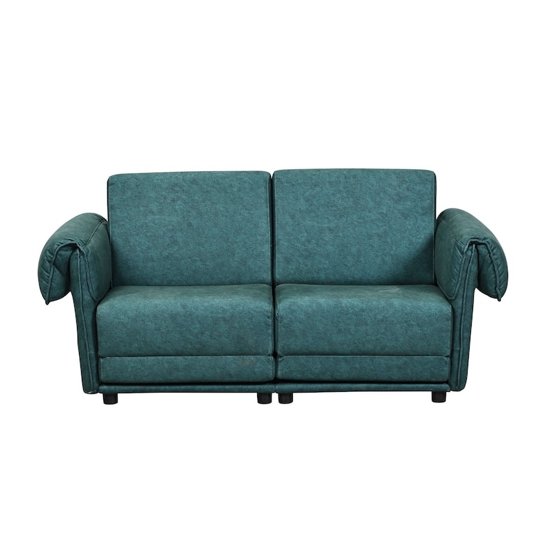 Green 2-Seating Living Room Sofa Set - Green