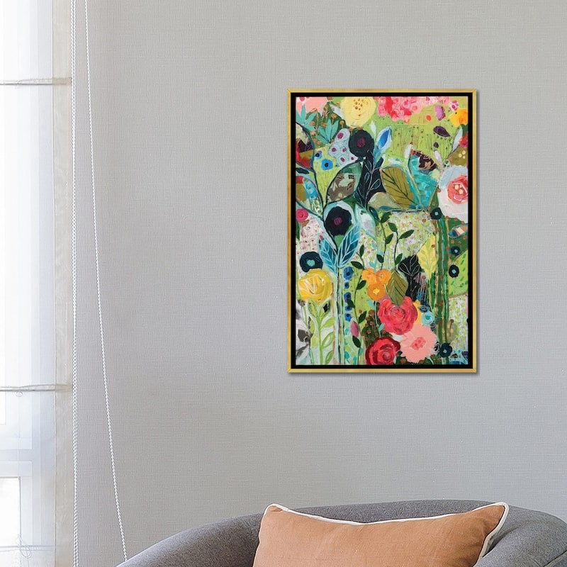 iCanvas "Botanical Bliss" by Carrie Schmitt Framed Canvas Print