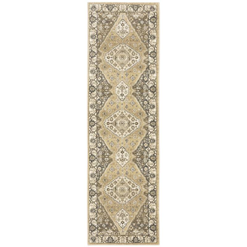 Vista Home Freya Vintage Medallion Area Rug - 2'3" x 7'6" - Runner/Rectangle