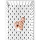 preview thumbnail 4 of 4, Sweet Jojo Designs Black and White Triangle Tree Print Fitted Crib Sheet for the Bear Mountain Collection