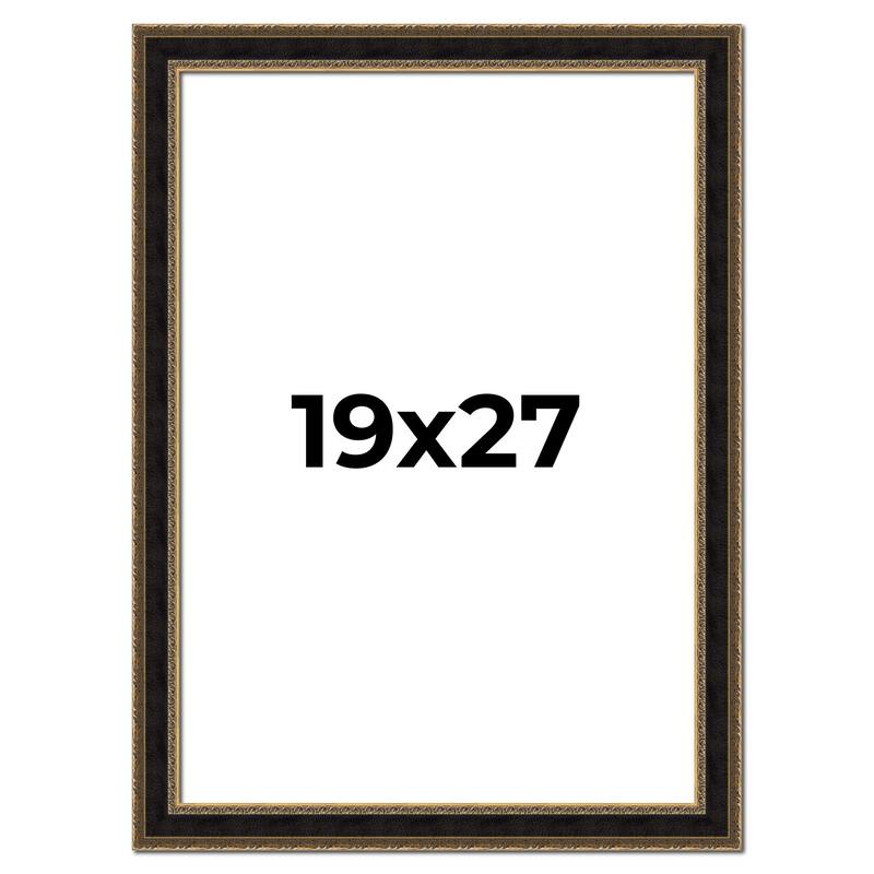 19x27 Frame Gold Antique Vintage Sold Wood Picture Frame | 1.75 Inch