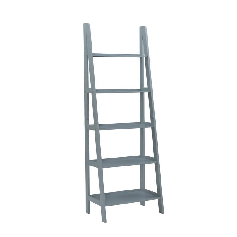 Multi Storage Ladder Bookshelf - 72" - Gray