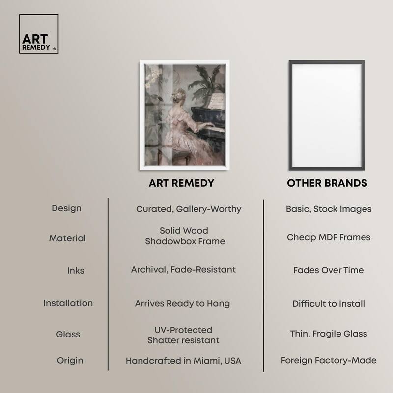 Soft Music Shadowbox by Art Remedy