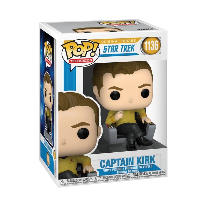 Funko Pop! Star Trek Captain Kirk in Chair #1136