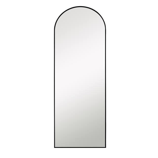 Arched Metal Mirror Full-length Floor Mirror with Bracket