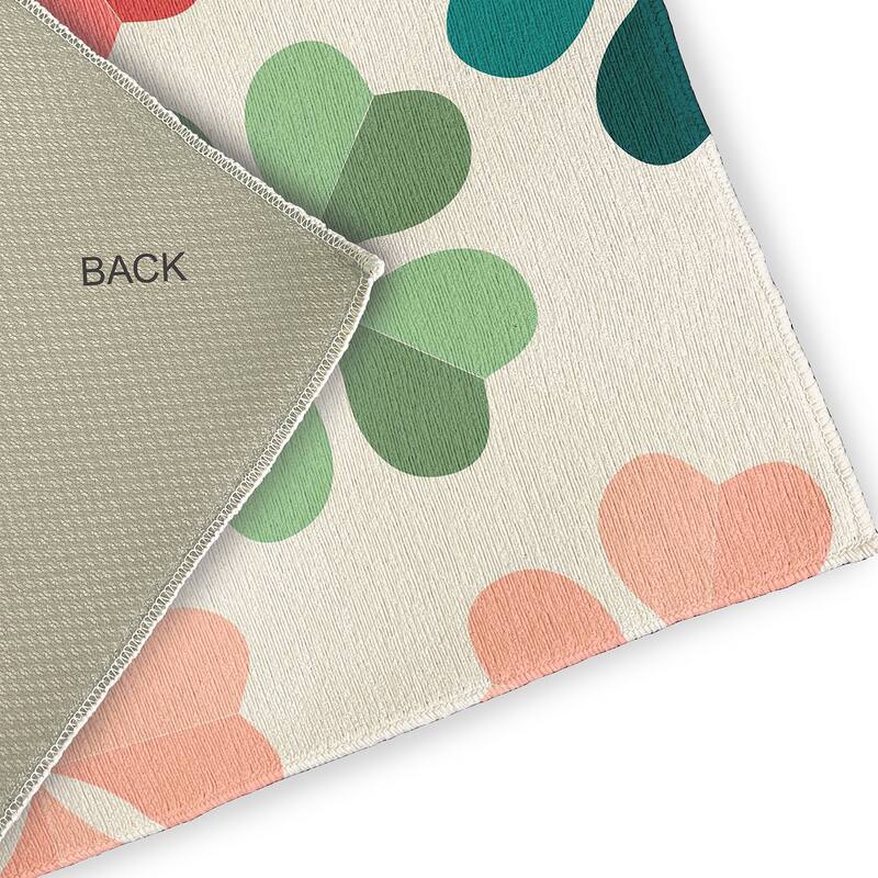 Lucky Patch St. Patrick's Day Chenille Indoor/Outdoor Rug