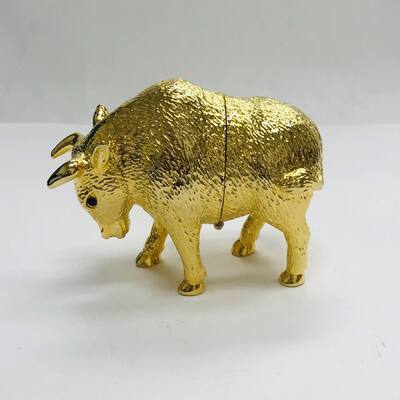 Cristiani Collezione Gold Buffalo Trinket.