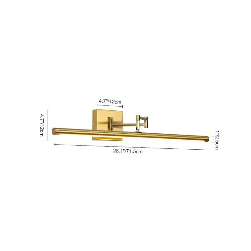 Adjustable Dimmable LED Linear Bathroom Vanity Wall Sconce