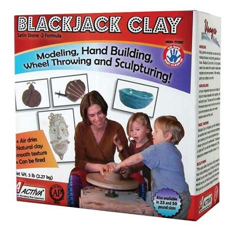 Activa - Blackjack Clay - 5 lb. Block
