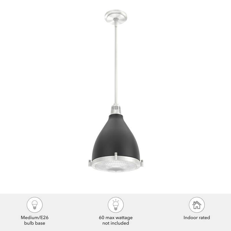 Hunter Bluff View Retro 10" 1-Light Pendant - Kitchen Island, Dining Room - Mid-Century Modern, Contemporary, Transitional