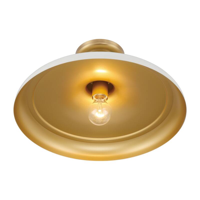 Minka Lavery 3936 Crowne 16" Wide Semi-Flush Ceiling Fixture