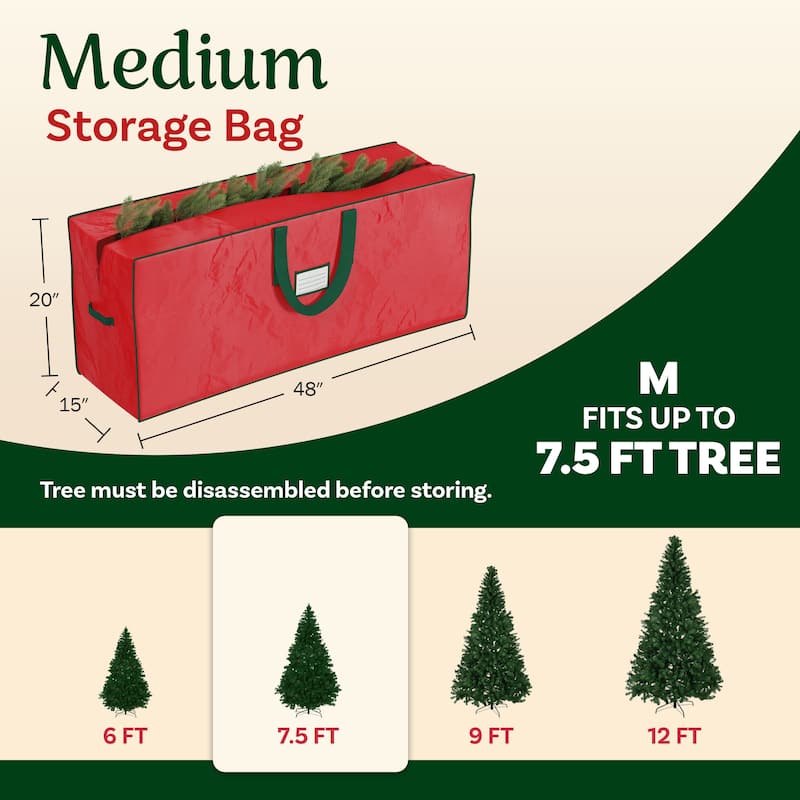 Christmas Tree Storage Bag - Protects Holiday Decorations & Artificial Trees by Elf Stor