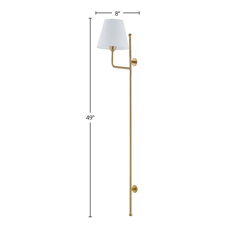 Case Metal Wall Sconce, Gold
