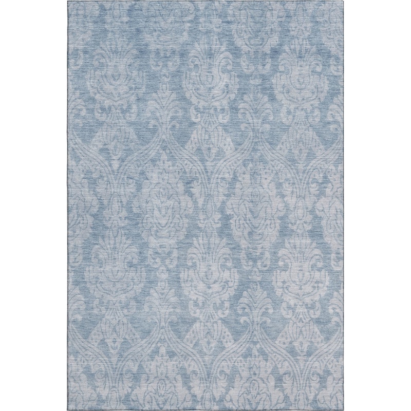 Premium Washable Super Soft Traditional Damask Mayfield Rug