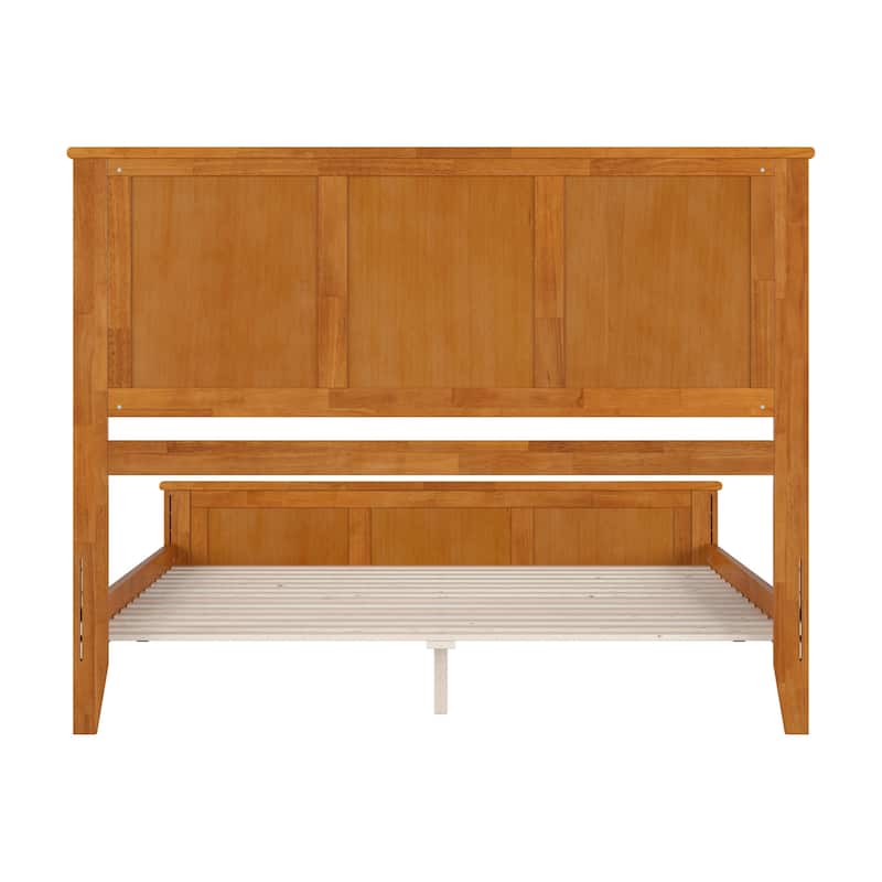 Madison Wood Low Profile Platform Bed with Matching Footboard