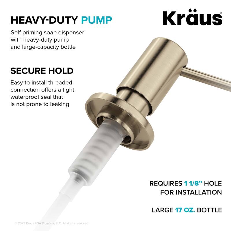 Kraus Kitchen Soap and Lotion Dispenser