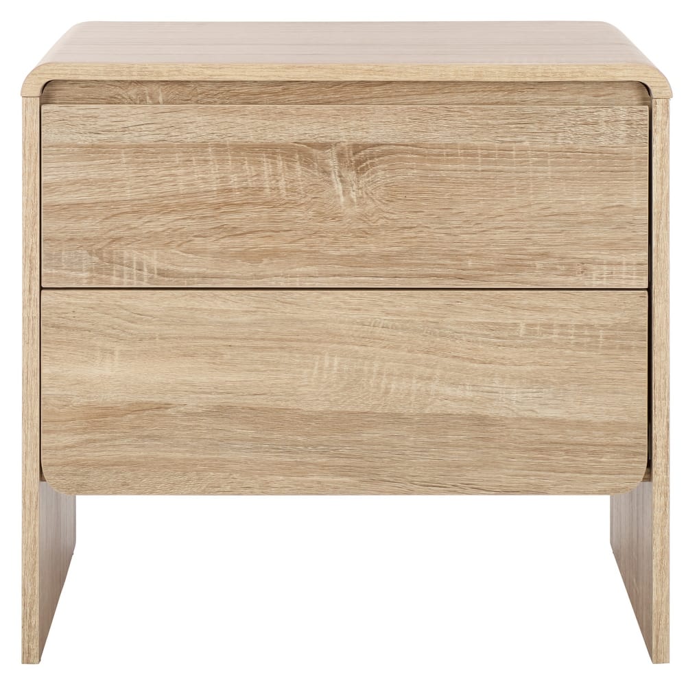 SAFAVIEH Arsenio 2-Drawer Nightstand Table