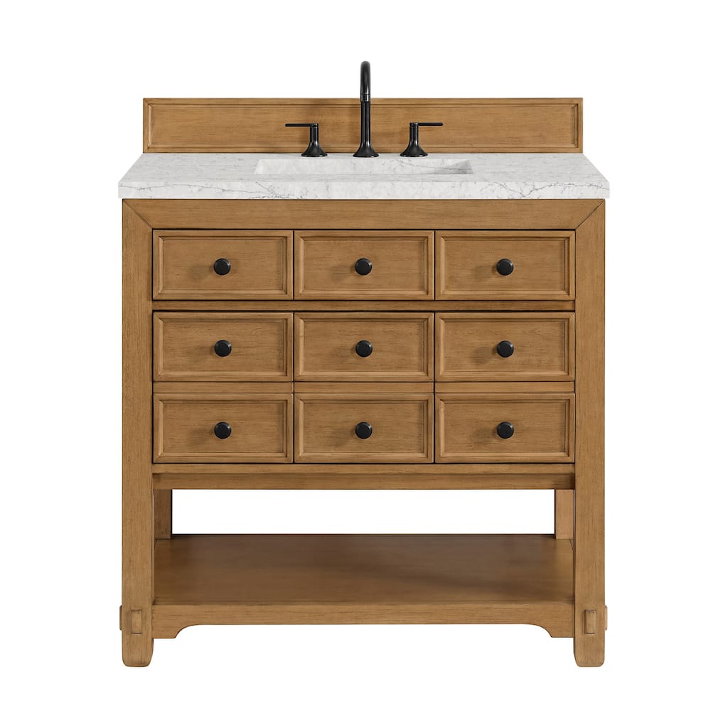 James Martin Vanities 505-V36-3EJP Malibu 36" Free Standing Single