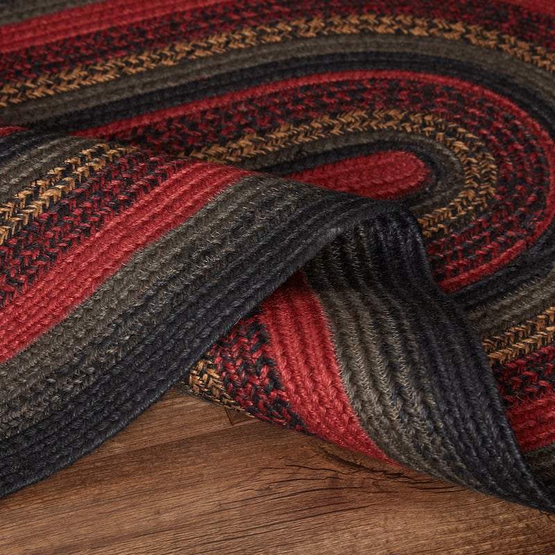Cumberland Jute Rug Oval w/ Pad 27x48 - 27" x 48" Oval