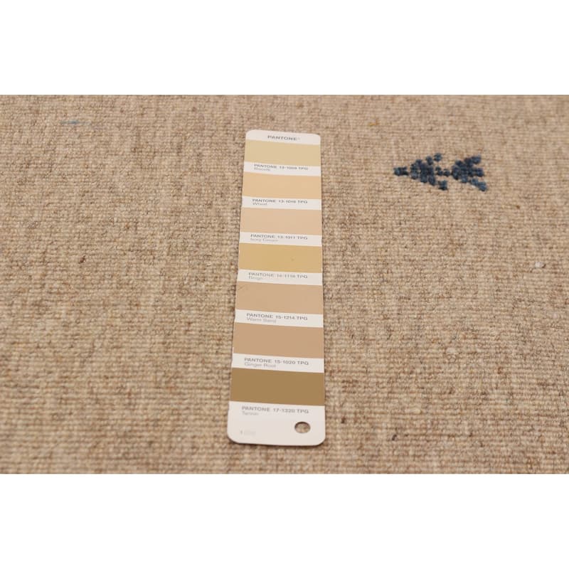 Kashkuli Gabbeh Tan Rug 7'11" x 11'1" - 7'11 x 11'1