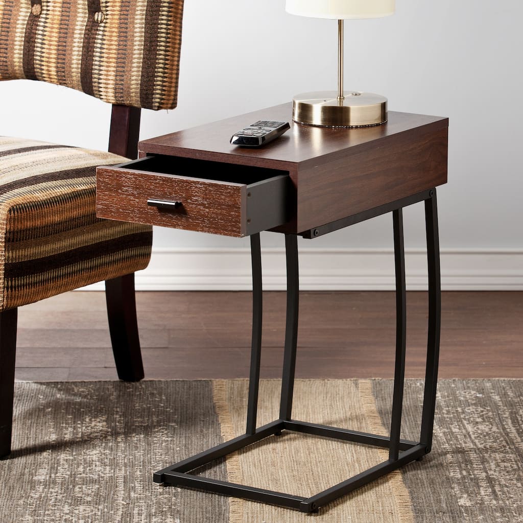 SEI Furniture Liatris Side Table w/ Power and USB