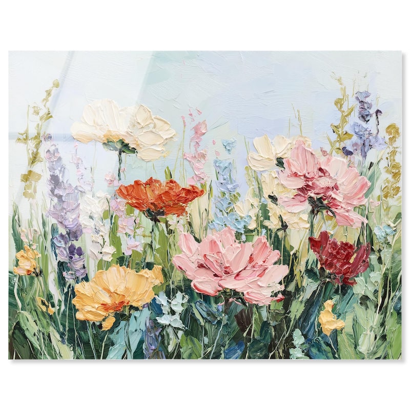 Summer Abundance III Acrylic by Art Remedy, Ready to Hang - 30" x 24"