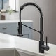 preview thumbnail 154 of 158, Kraus Bolden 2-Function 1-Handle Commercial Pulldown Kitchen Faucet