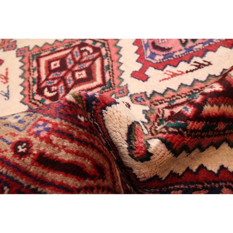 ECARPETGALLERY Hand-knotted Konya Anatolian Cream Wool Rug - 2'7 x 10'6