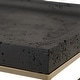 preview thumbnail 5 of 3, Uttermost Shadowstone Cast Black Tray - 18'' W X 13'' D X 3.5'' H