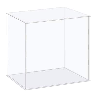 Display Case Box Acrylic Box Transparent Showcase 41x31x36cm for Collectibles