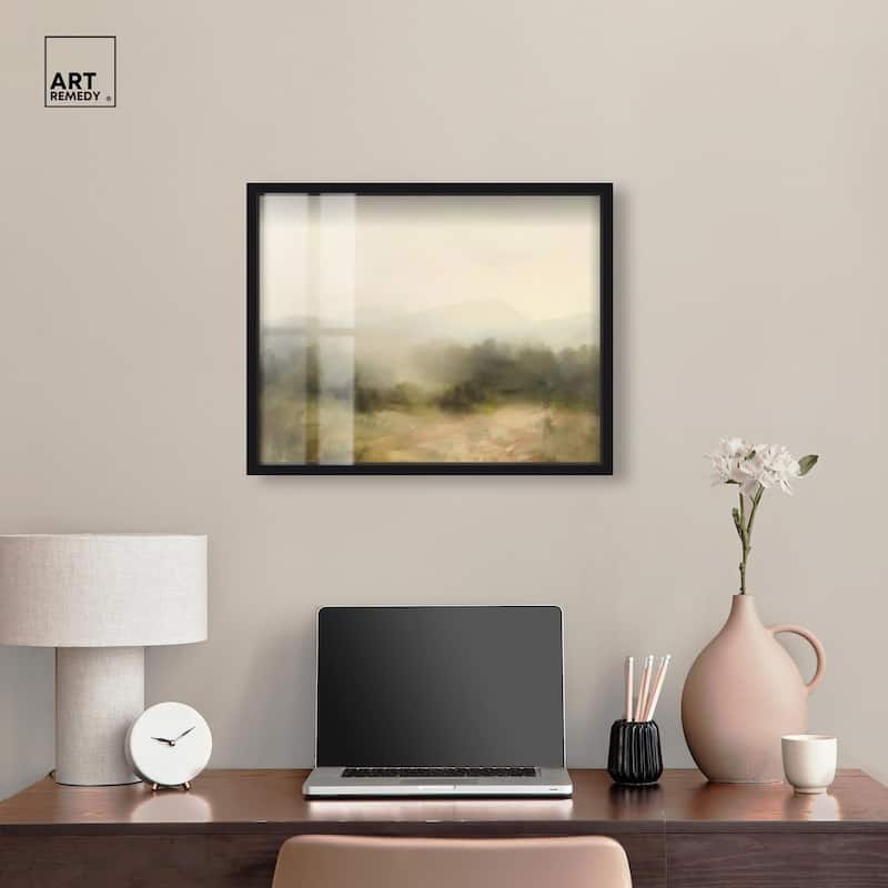 Haze Horizon Shadowbox by Art Remedy