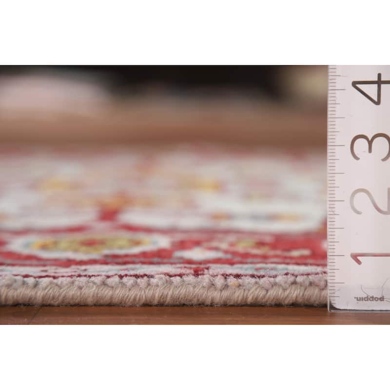 Light Blue Heriz Serapi Indian Rug Handmade Wool Carpet - 2'11"x 5'0"