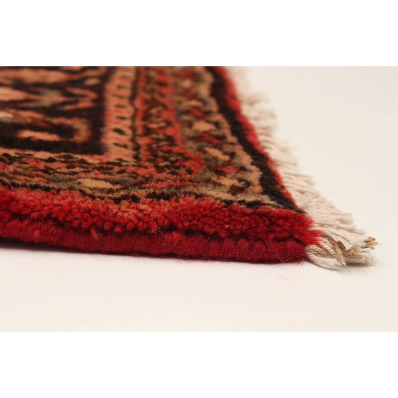 ECARPETGALLERY Hand-knotted Andelz Red Wool Rug - 4'10 x 7'2