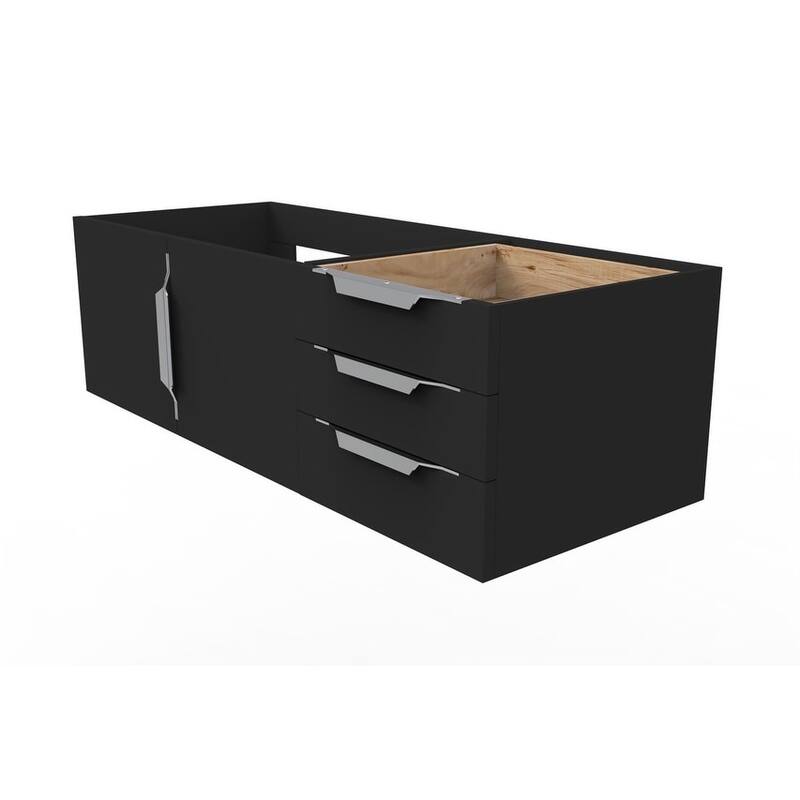 Alpine 48" Wall Mounted Bathroom Vanity (Base Only)