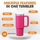 preview thumbnail 30 of 46, Cheer Collection Insulated Tumbler with Reusable Straw